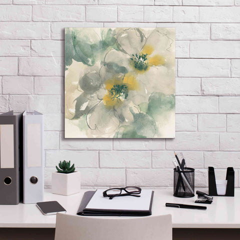 Image of 'Silver Quince I' by Chris Paschke, Canvas Wall Art,18 x 18