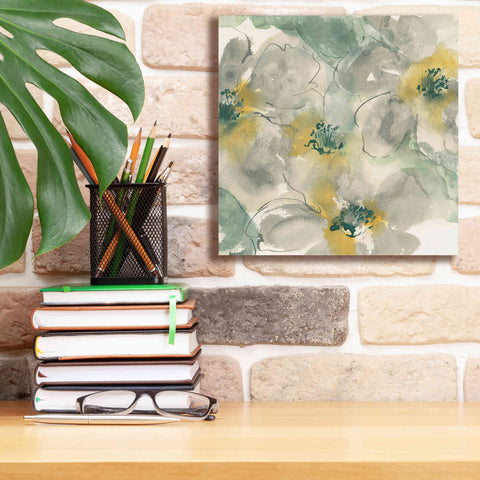 Image of 'Silver Quince II' by Chris Paschke, Canvas Wall Art,12 x 12