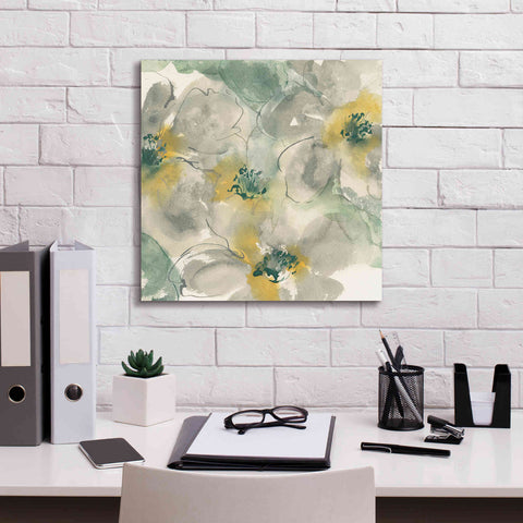 Image of 'Silver Quince II' by Chris Paschke, Canvas Wall Art,18 x 18