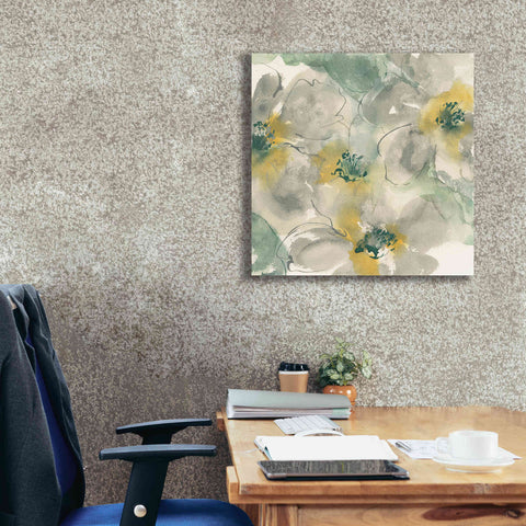 Image of 'Silver Quince II' by Chris Paschke, Canvas Wall Art,26 x 26