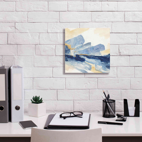 Image of 'Gilded Indigo II' by Chris Paschke, Canvas Wall Art,12 x 12