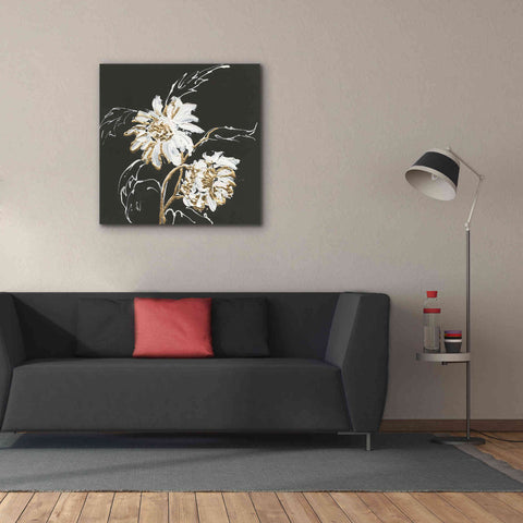 Image of 'Gilded Sunflowers' by Chris Paschke, Canvas Wall Art,37 x 37
