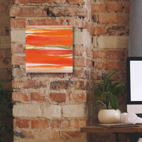 Image of 'Gilded Mandarin I' by Chris Paschke, Canvas Wall Art,12 x 12