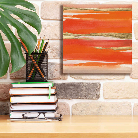 Image of 'Gilded Mandarin I' by Chris Paschke, Canvas Wall Art,12 x 12