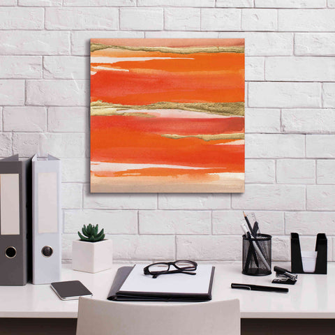 Image of 'Gilded Mandarin I' by Chris Paschke, Canvas Wall Art,18 x 18