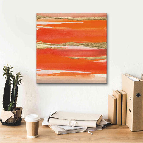 Image of 'Gilded Mandarin I' by Chris Paschke, Canvas Wall Art,18 x 18