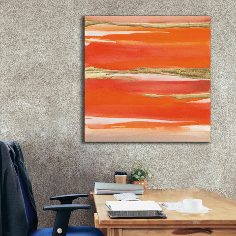 Image of 'Gilded Mandarin I' by Chris Paschke, Canvas Wall Art,37 x 37