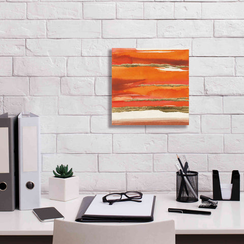 Image of 'Gilded Mandarin II' by Chris Paschke, Canvas Wall Art,12 x 12