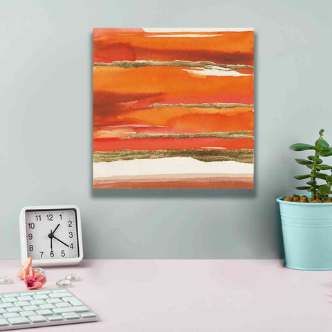 Image of 'Gilded Mandarin II' by Chris Paschke, Canvas Wall Art,12 x 12