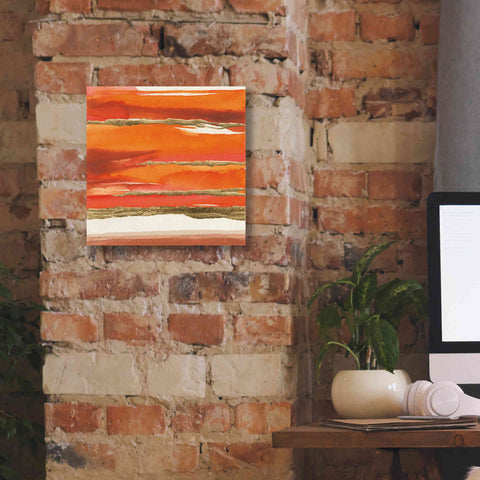 Image of 'Gilded Mandarin II' by Chris Paschke, Canvas Wall Art,12 x 12