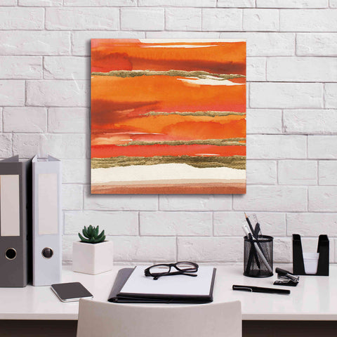 Image of 'Gilded Mandarin II' by Chris Paschke, Canvas Wall Art,18 x 18