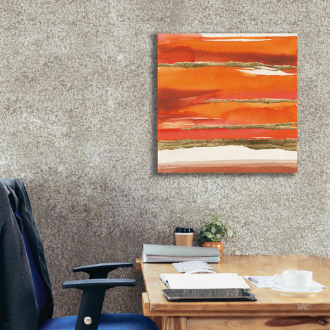 Image of 'Gilded Mandarin II' by Chris Paschke, Canvas Wall Art,26 x 26