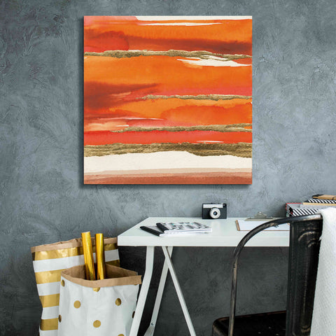 Image of 'Gilded Mandarin II' by Chris Paschke, Canvas Wall Art,26 x 26