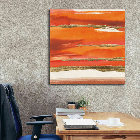 Image of 'Gilded Mandarin II' by Chris Paschke, Canvas Wall Art,37 x 37