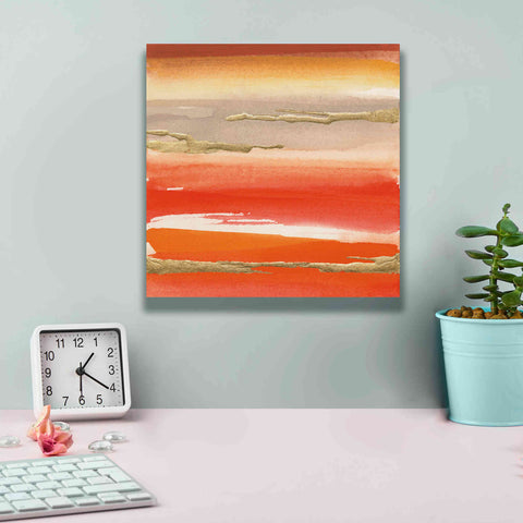 Image of 'Gilded Mandarin III' by Chris Paschke, Canvas Wall Art,12 x 12