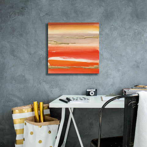 Image of 'Gilded Mandarin III' by Chris Paschke, Canvas Wall Art,18 x 18