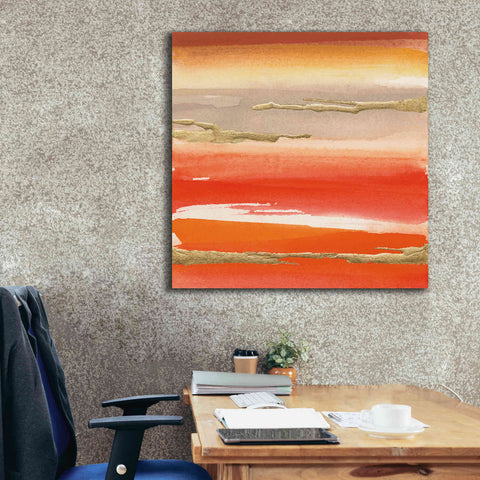 Image of 'Gilded Mandarin III' by Chris Paschke, Canvas Wall Art,37 x 37