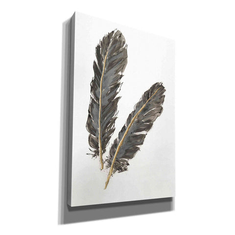 Image of 'Gold Feathers IV' by Chris Paschke, Canvas Wall Art