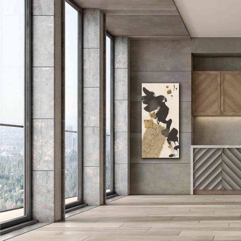 Image of 'Gilded Collage I' by Chris Paschke, Canvas Wall Art,30 x 60