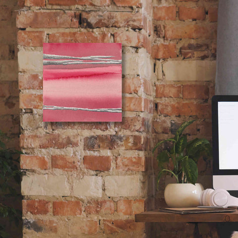 Image of 'Silver Rose I' by Chris Paschke, Canvas Wall Art,12 x 12