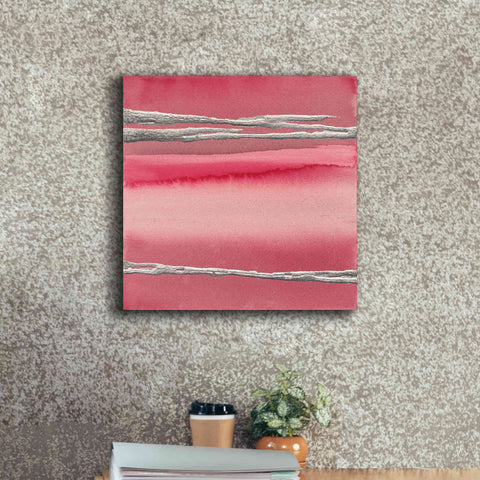 Image of 'Silver Rose I' by Chris Paschke, Canvas Wall Art,18 x 18