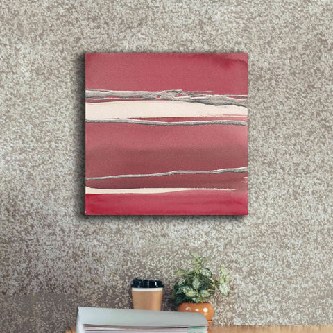 Image of 'Silver Rose II' by Chris Paschke, Canvas Wall Art,18 x 18