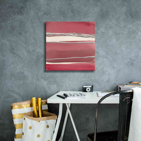 Image of 'Silver Rose II' by Chris Paschke, Canvas Wall Art,18 x 18