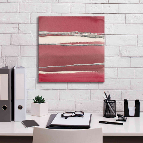 Image of 'Silver Rose II' by Chris Paschke, Canvas Wall Art,18 x 18