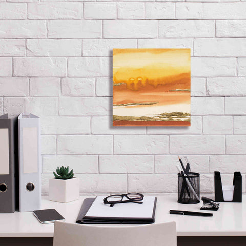 Image of 'Gilded Amber I' by Chris Paschke, Canvas Wall Art,12 x 12