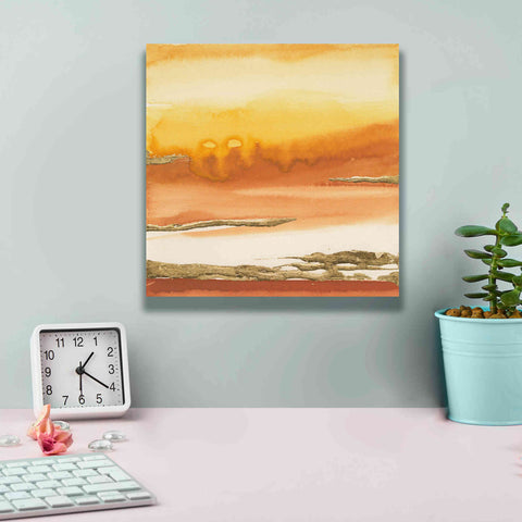 Image of 'Gilded Amber I' by Chris Paschke, Canvas Wall Art,12 x 12