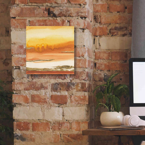 Image of 'Gilded Amber I' by Chris Paschke, Canvas Wall Art,12 x 12