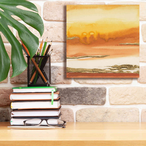 Image of 'Gilded Amber I' by Chris Paschke, Canvas Wall Art,12 x 12