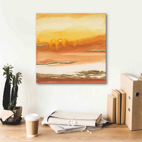 Image of 'Gilded Amber I' by Chris Paschke, Canvas Wall Art,18 x 18