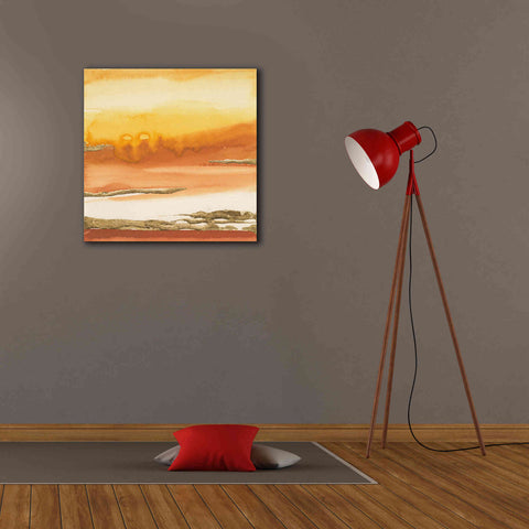 Image of 'Gilded Amber I' by Chris Paschke, Canvas Wall Art,26 x 26