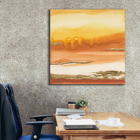 Image of 'Gilded Amber I' by Chris Paschke, Canvas Wall Art,37 x 37