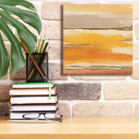 Image of 'Gilded Amber II' by Chris Paschke, Canvas Wall Art,12 x 12