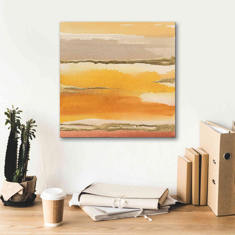 Image of 'Gilded Amber II' by Chris Paschke, Canvas Wall Art,18 x 18