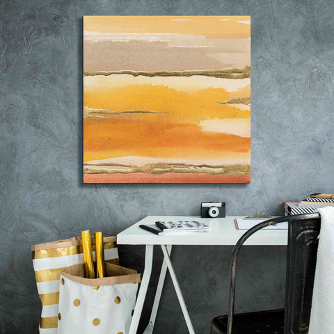 Image of 'Gilded Amber II' by Chris Paschke, Canvas Wall Art,26 x 26