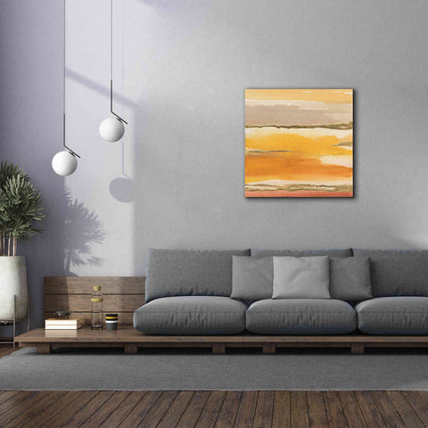 Image of 'Gilded Amber II' by Chris Paschke, Canvas Wall Art,37 x 37