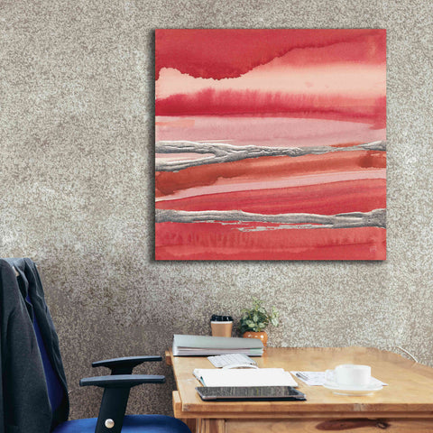 Image of 'Silver Marsh' by Chris Paschke, Canvas Wall Art,37 x 37