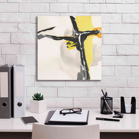 Image of 'Creamy Yellow II' by Chris Paschke, Canvas Wall Art,18 x 18