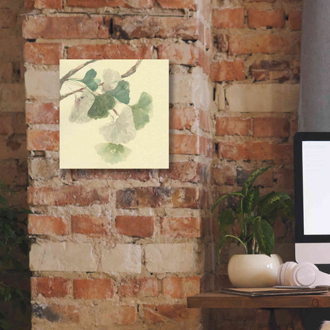 Image of 'Gingko Leaves I' by Chris Paschke, Canvas Wall Art,12 x 12