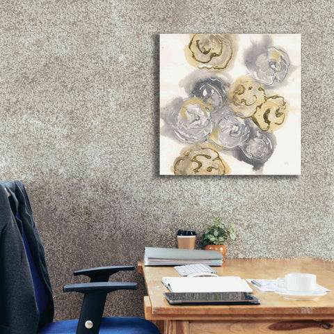 Image of 'Gold Edged Neutral I' by Chris Paschke, Canvas Wall Art,26 x 26