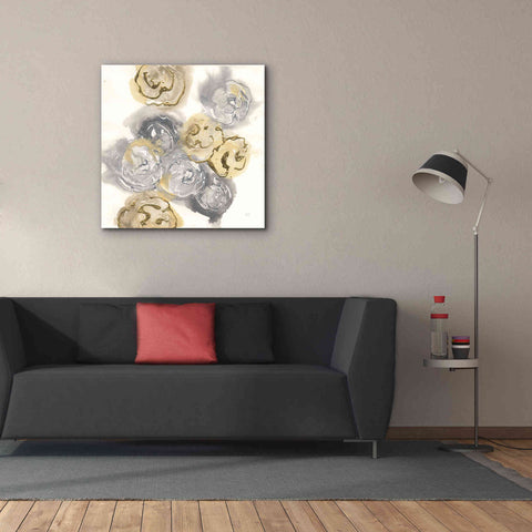 Image of 'Gold Edged Neutral I' by Chris Paschke, Canvas Wall Art,37 x 37