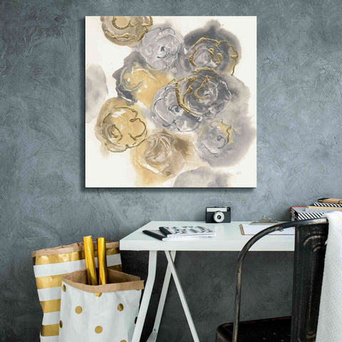 Image of 'Gold Edged Neutral II' by Chris Paschke, Canvas Wall Art,26 x 26
