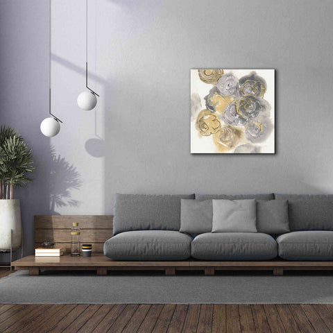 Image of 'Gold Edged Neutral II' by Chris Paschke, Canvas Wall Art,37 x 37