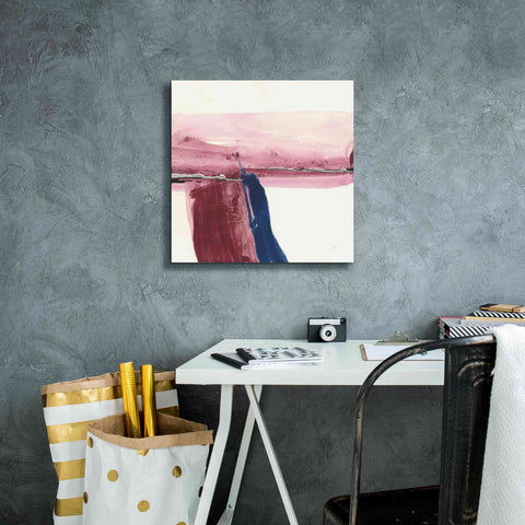 Image of 'Patch of Indigo II' by Chris Paschke, Canvas Wall Art,18 x 18