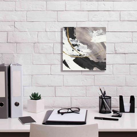 Image of 'Gilded Arcs I' by Chris Paschke, Canvas Wall Art,12 x 12