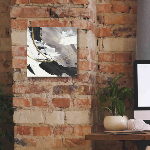 Image of 'Gilded Arcs I' by Chris Paschke, Canvas Wall Art,12 x 12