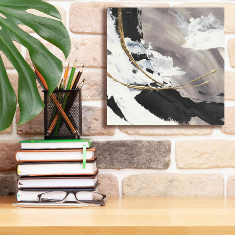 Image of 'Gilded Arcs I' by Chris Paschke, Canvas Wall Art,12 x 12